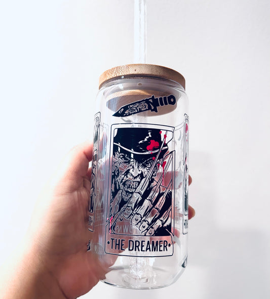 Scary Characters 16 oz Glass Tumbler