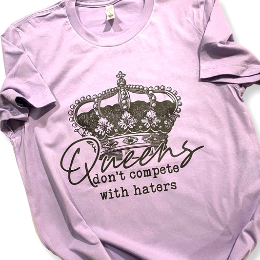 Queens T-shirt- Dark Lavender