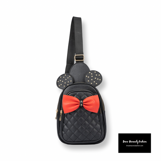 Red Bow Sling Bag