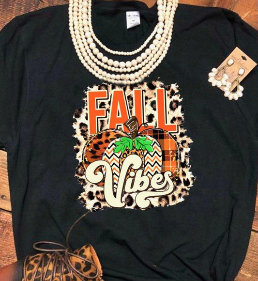 Black Fall Vibes T-Shirt